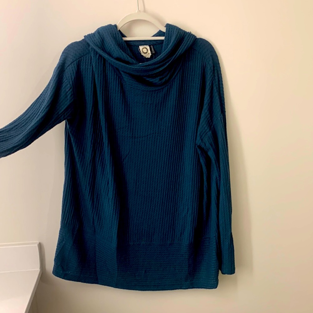 Teal ANTHROPOLOGIE turtleneck